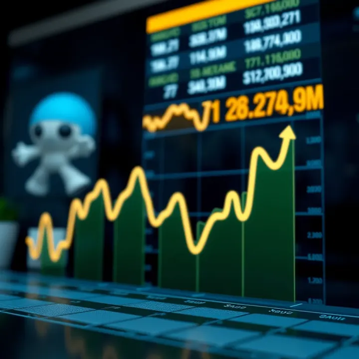 Graph depicting Scrub Daddy's financial growth and market performance