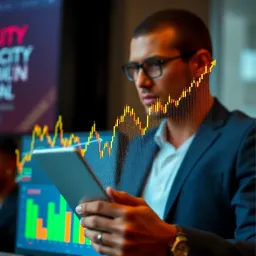 Graph showing growth trends in South Africa's investment market influenced by Audacity Capital