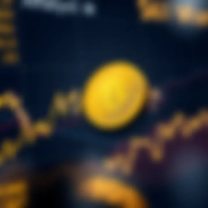 Graph illustrating Binance Coin price fluctuations and market trends