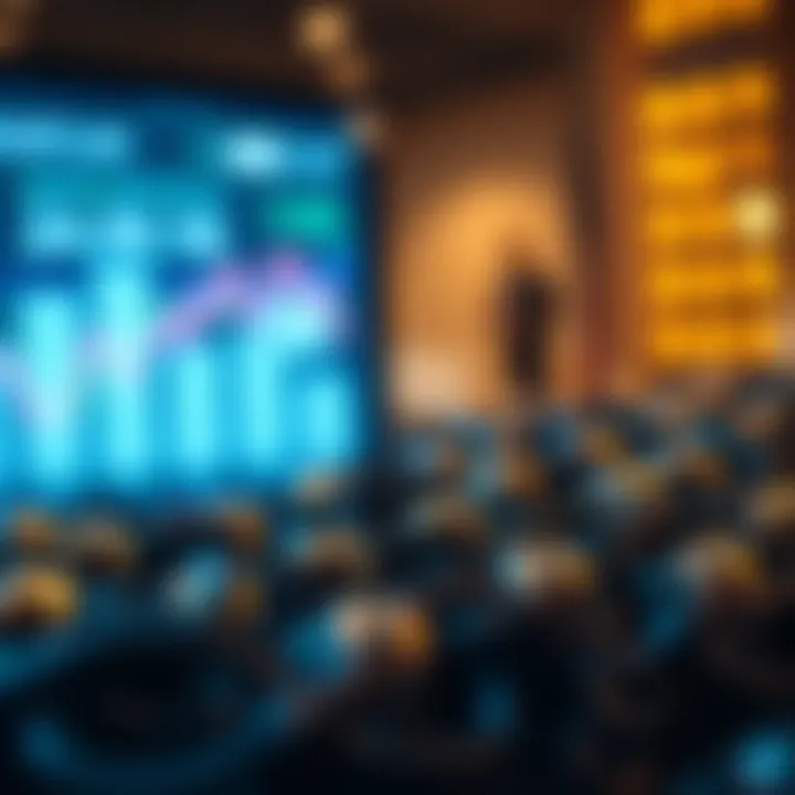 Blockchain Technology Impact on Chainlink Market Value Visual representation of blockchain technology integration influencing Chainlink's market value