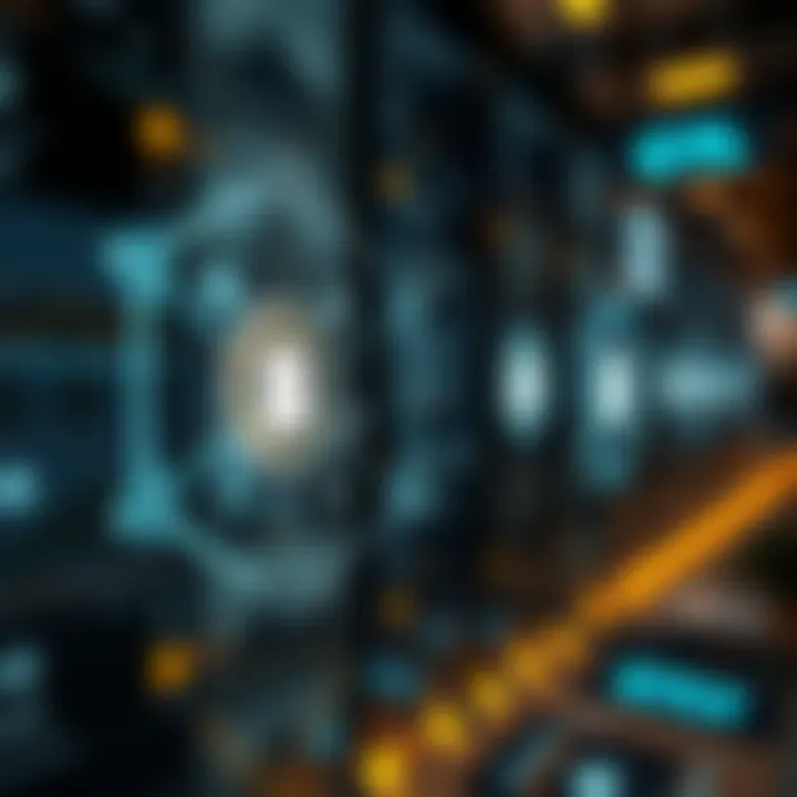 Blockchain Technology Integration at Coindex Limited Illustration of interconnected digital assets symbolizing blockchain technology