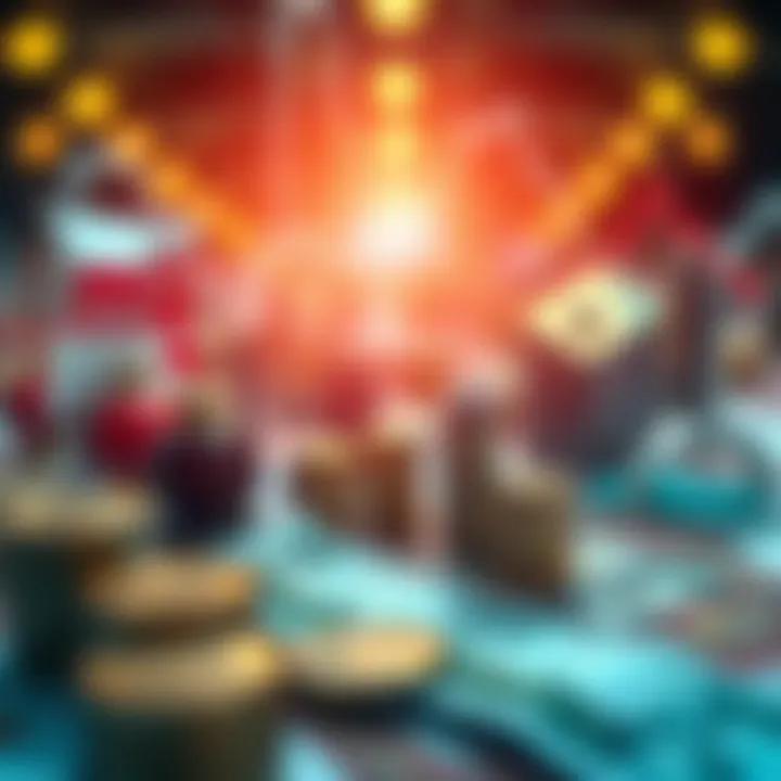 Visual representation of economic indicators and geopolitical events affecting currency exchange fluctuations