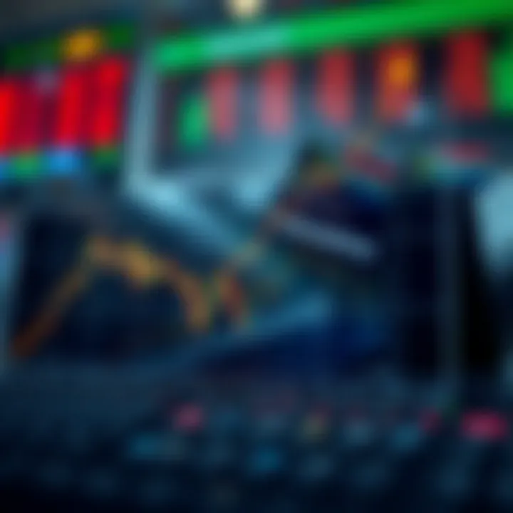 Graph showing upward trend in South African forex market growth