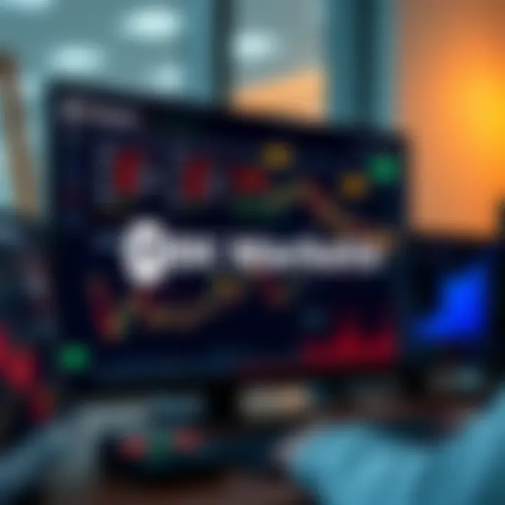 Dashboard displaying various trading instruments and real-time market data on FBK Markets platform