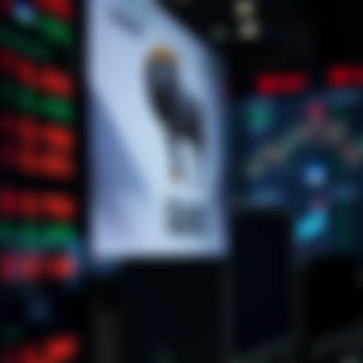 Illustration of global currency exchange rates displayed on digital screens with a focus on South African rand and other major currencies