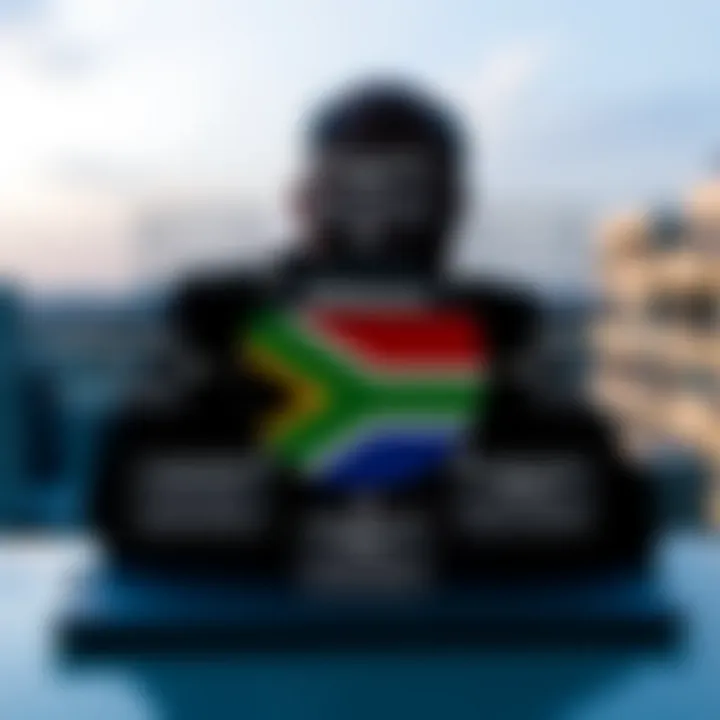 Diagram illustrating various withdrawal options available to traders in South Africa on a financial platform
