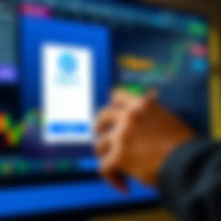 Deriv Trading Platform Login Interface for South African Users User entering login credentials on Deriv trading platform interface