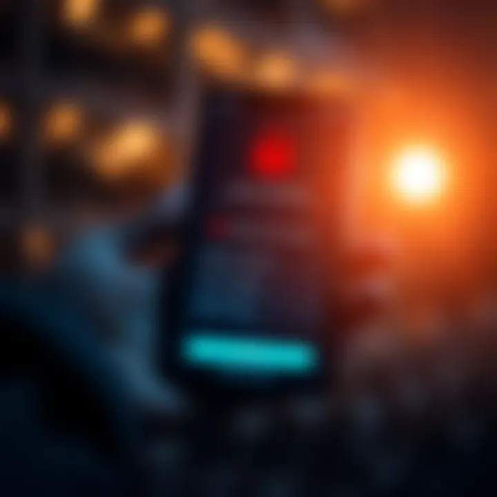 Secure Authentication in Mobile Trading Apps Secure login screen of a mobile trading application with authentication features