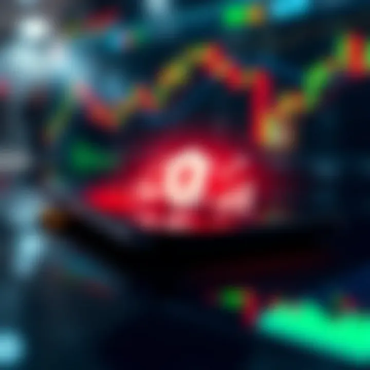 Secure mobile device with financial security icons symbolizing protection in mobile trading