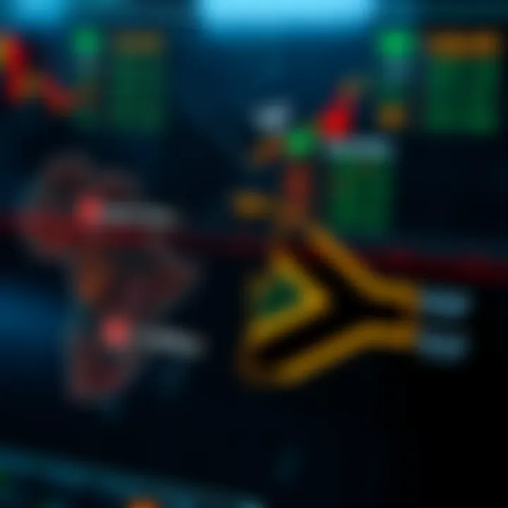 World map highlighting the time difference between New York and South Africa showing trading session hours