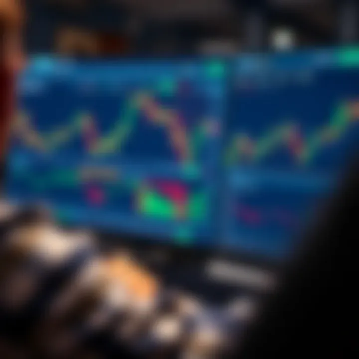 User interface of OlympTrade trading platform showing various financial instruments and live charts