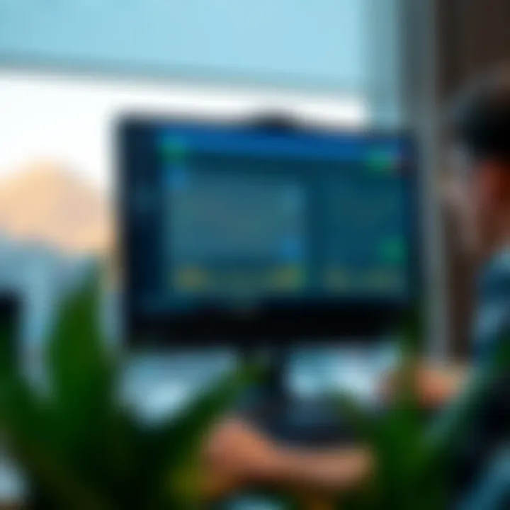 Illustration of a desktop displaying account setup and trading tools tailored for South African traders