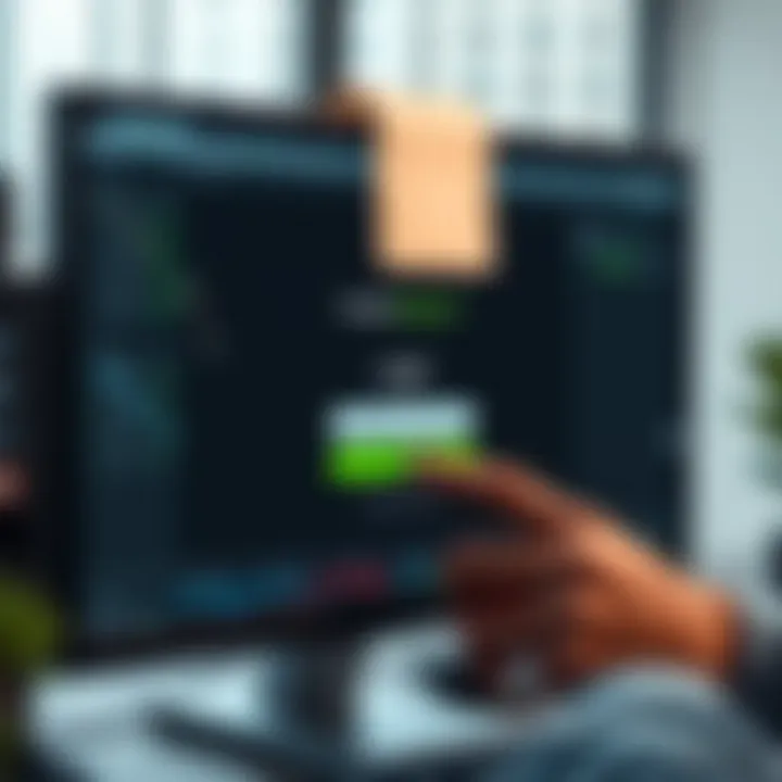 User navigating Pocket Options platform login interface on a computer screen