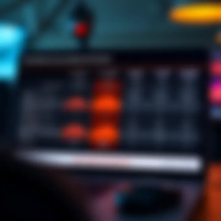 Comparison chart illustrating RCG Markets account types and available trading features