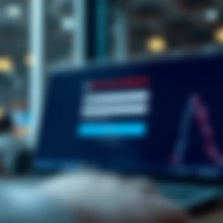 Illustration showing a secure online registration interface with verification icons