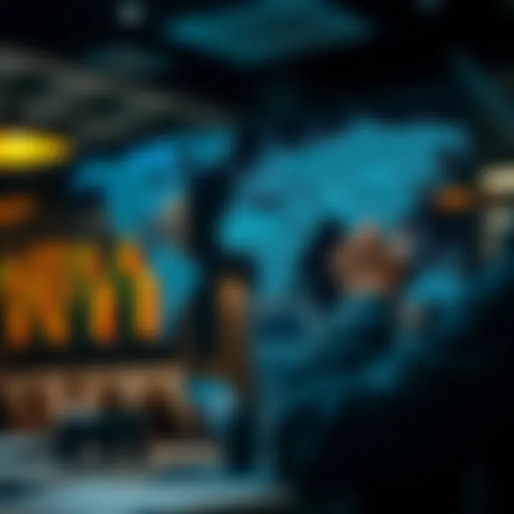 Graphical representation of educational impact and legacy in global trading communities