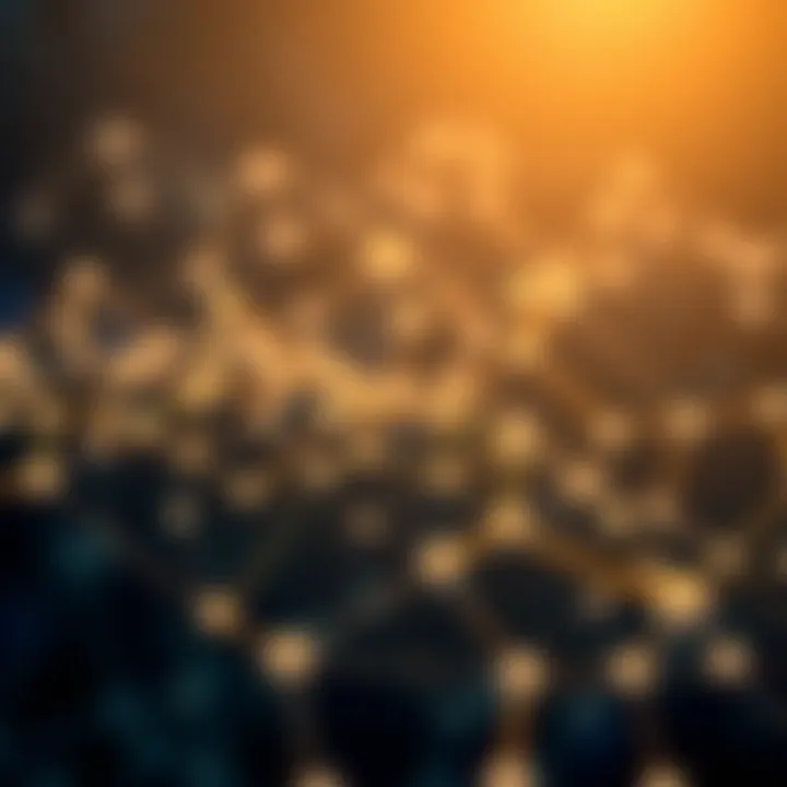 Illustration of blockchain network nodes symbolizing the impact of Samson Mow on decentralized technology