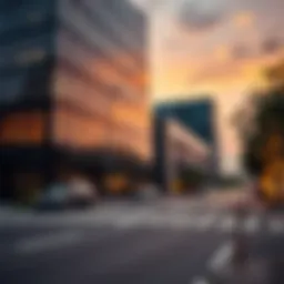 Modern office building representing successful business investments in South Africa