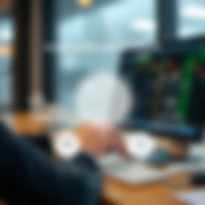 Visual diagram illustrating secure account access and security features for online trading platform