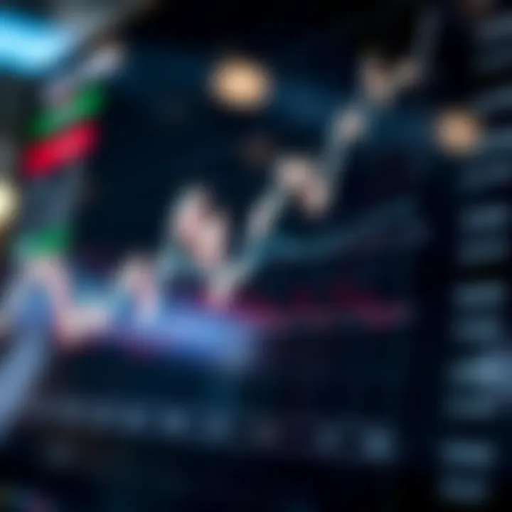 Graph showing Solana price fluctuations with market trend lines