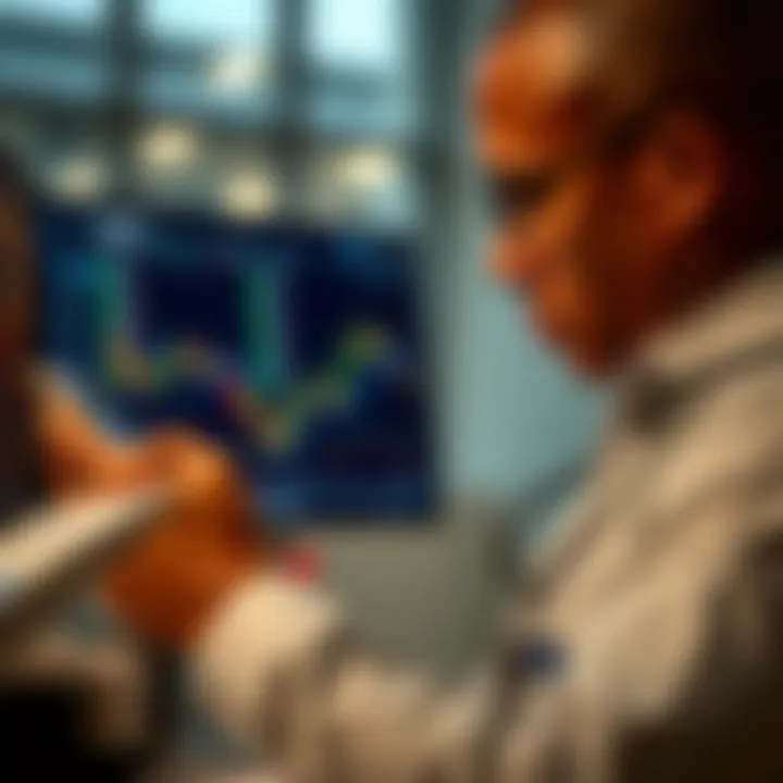 South African trader analyzing Nasdaq signals on a mobile device