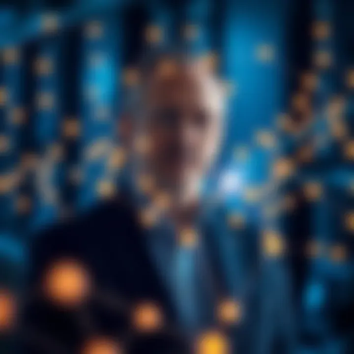 Abstract representation of influence and legacy with interconnected lines and glowing nodes