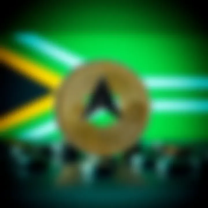 ADA Cryptocurrency and Its Relevance in South Africa Symbol of ADA cryptocurrency with South African flag colors in the background