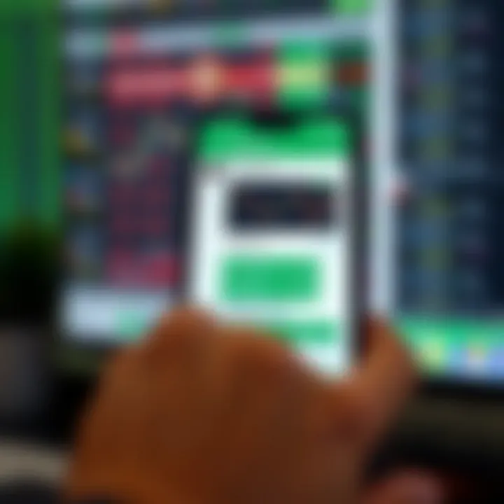 Mobile phone screen showing a WhatsApp chat with Forex signals and currency charts