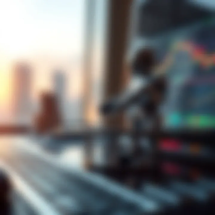 Visual representation of risks and benefits associated with using forex trading bots in the South African currency market