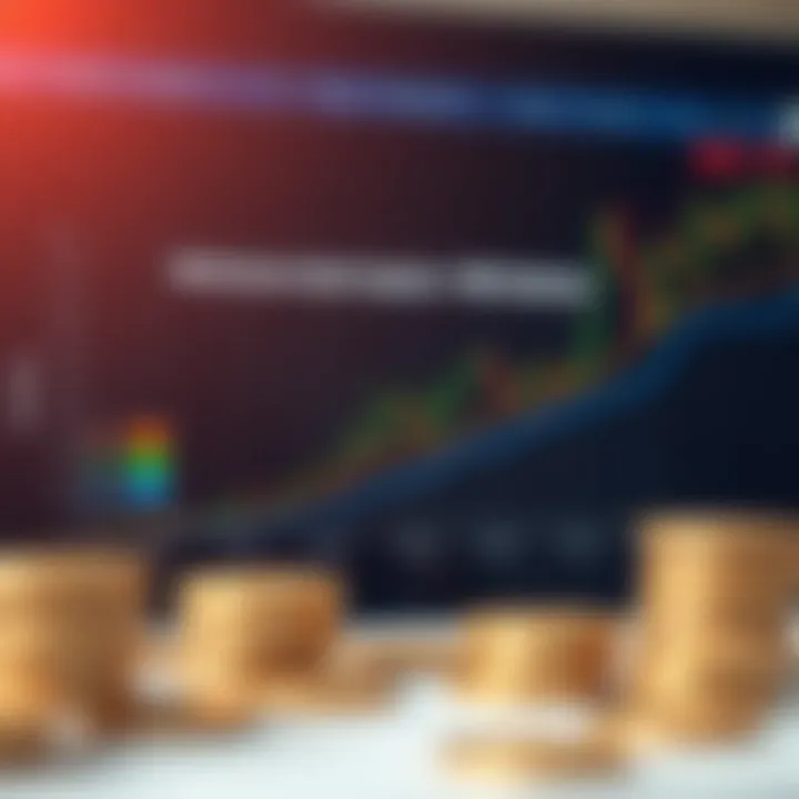 Graph comparing minimum deposit requirements among various trading platforms