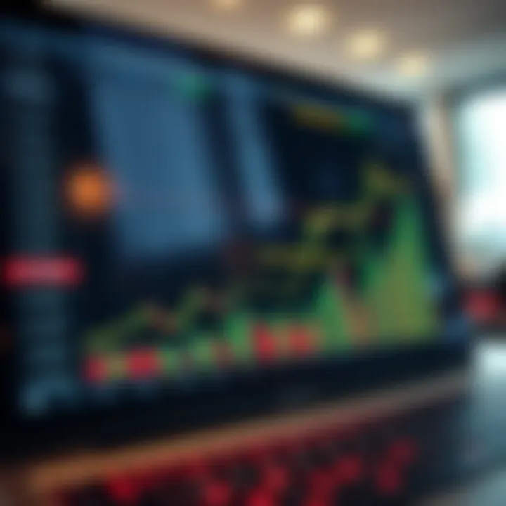 Graph showing growth in forex trading account balance with no deposit bonus