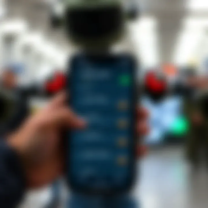 User interface displaying RobotRader APK features on a mobile device screen