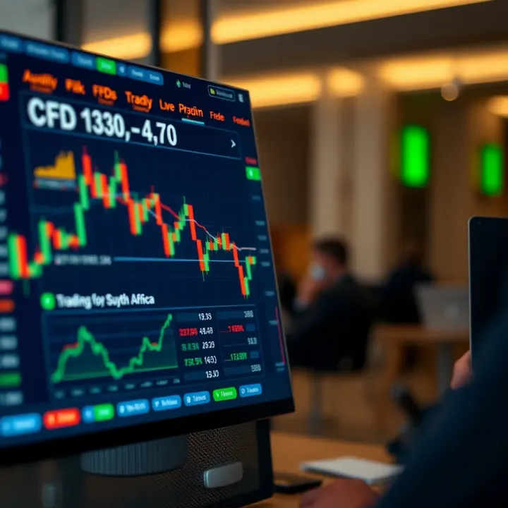 Visual summary of benefits and risks associated with CFD trading for investors in South Africa