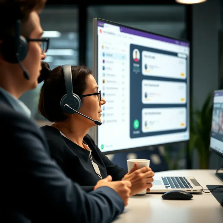 Customer support interaction showing multiple communication channels available for FBK Markets users