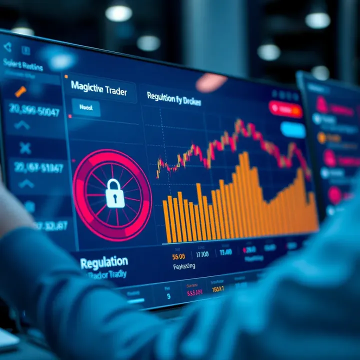 Graph showing trading platform regulation and security features