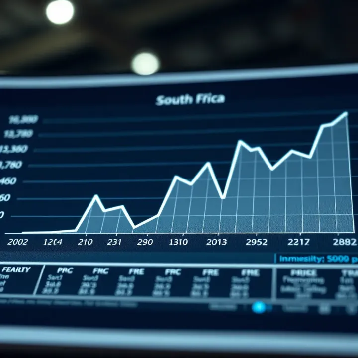 Graph showing fluctuations in electricity demand during peak periods in South Africa