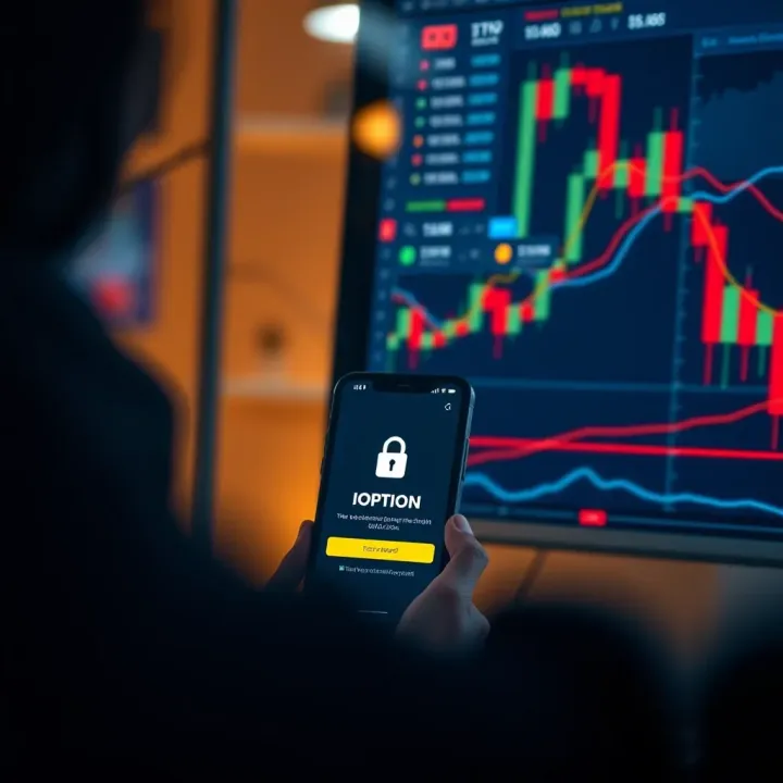 Enhancing Security for Your IQ Option Account Illustration of account security features like two-factor authentication and password protection on trading platform