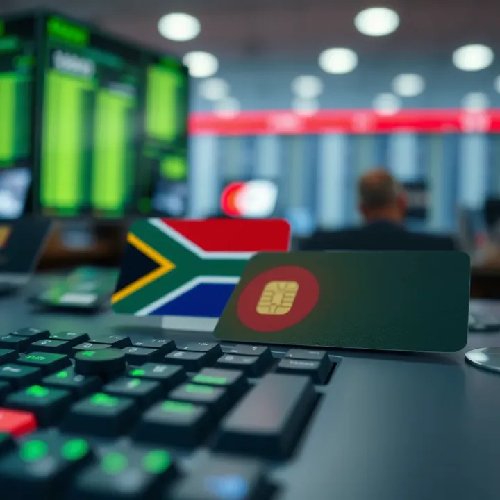 Illustration of secure payment methods including local currency options accessible for South African traders