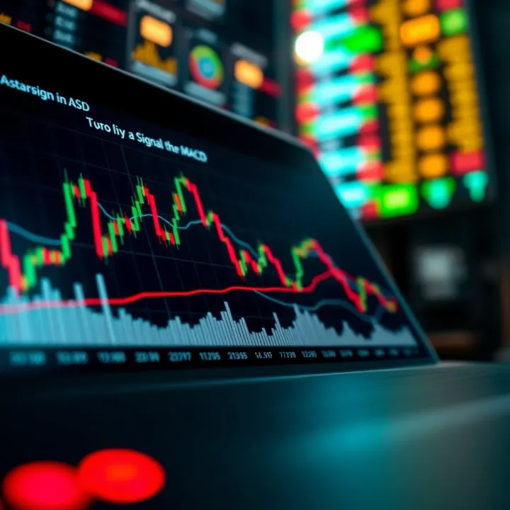 Graph showing the impact of adjusting MACD parameters on trading signal accuracy in different market conditions
