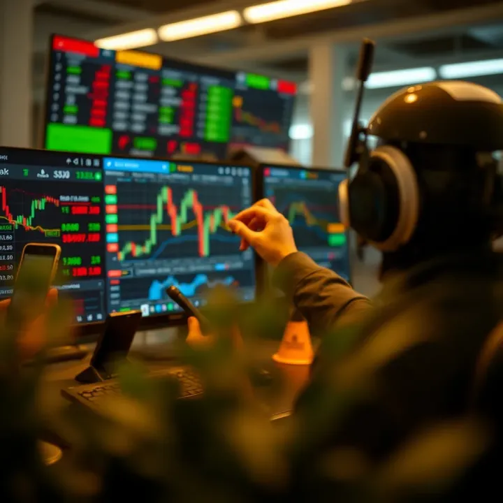Illustration of secure trading environment emphasizing safety with RobotRader APK