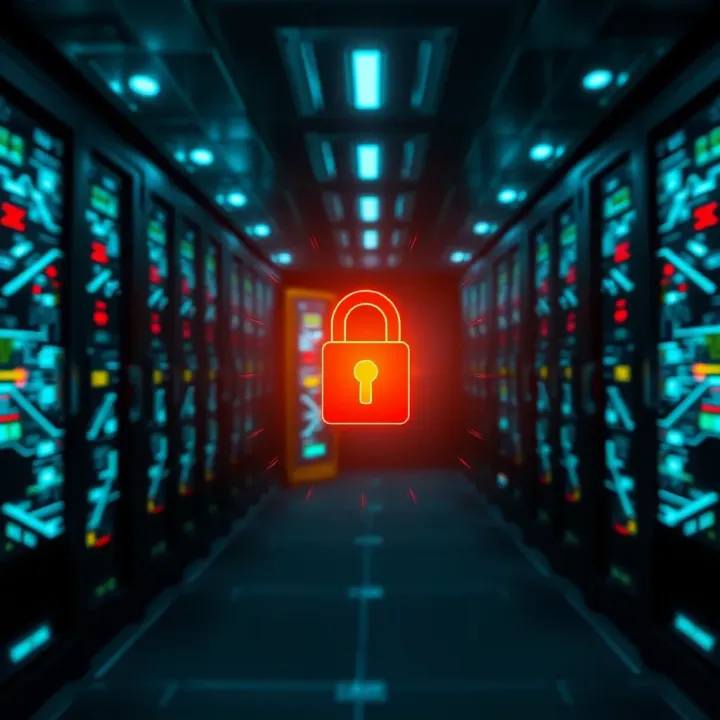 Visual representation of security measures and best practices for safeguarding Deriv servers in financial trading environments