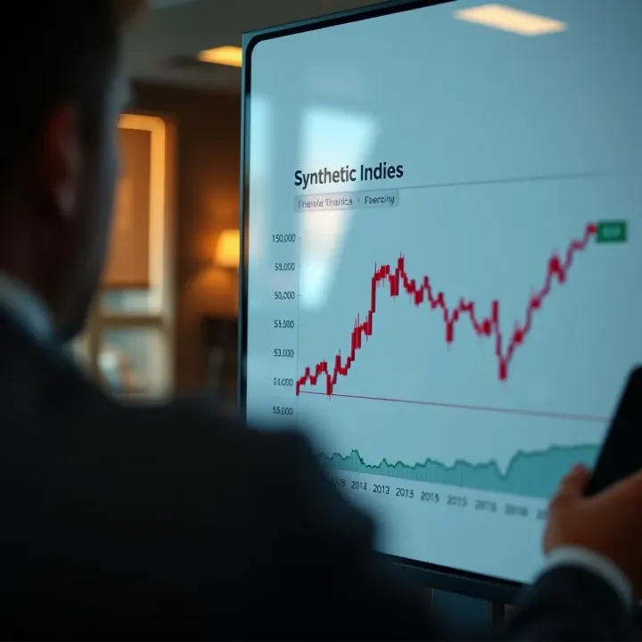 Comparison of Synthetic Indices and Traditional Financial Instruments Chart comparing synthetic indices to traditional financial instruments highlighting key differences