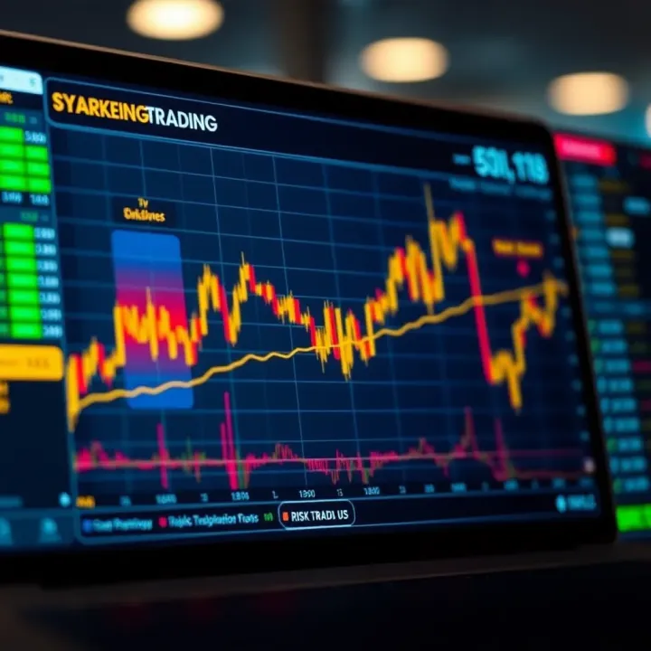 Risk and Reward Profiles in Synthetic Trading Strategies Graph showing risk and reward profiles of different synthetic trading strategies in financial markets