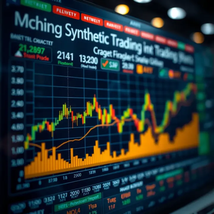Technology Behind Synthetic Trading and Market Impact Chart depicting the relationship between synthetic trading technology and market dynamics
