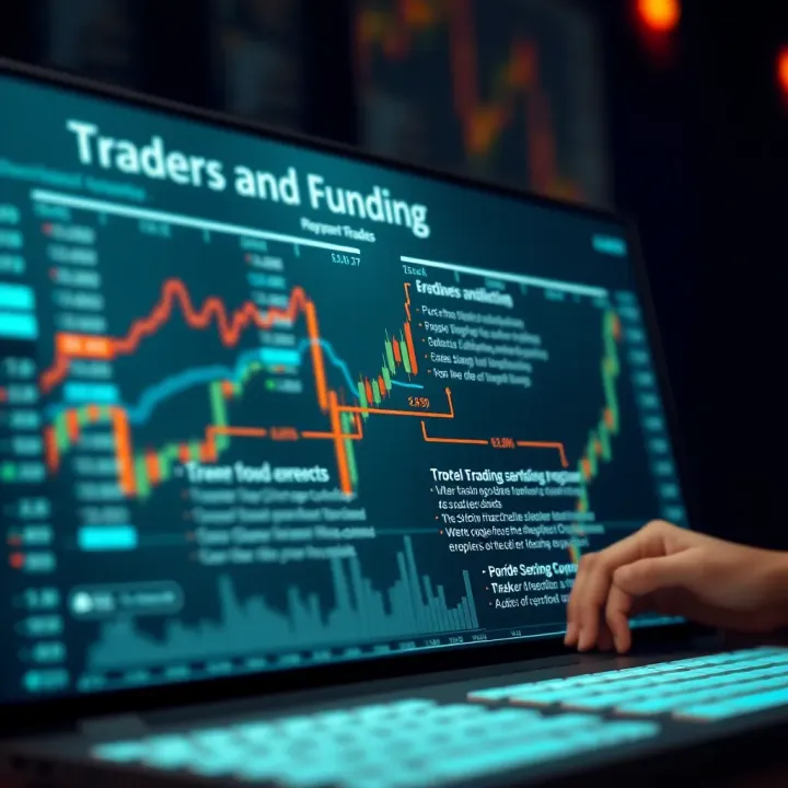 Diagram outlining key considerations and risks when selecting trader funding programs