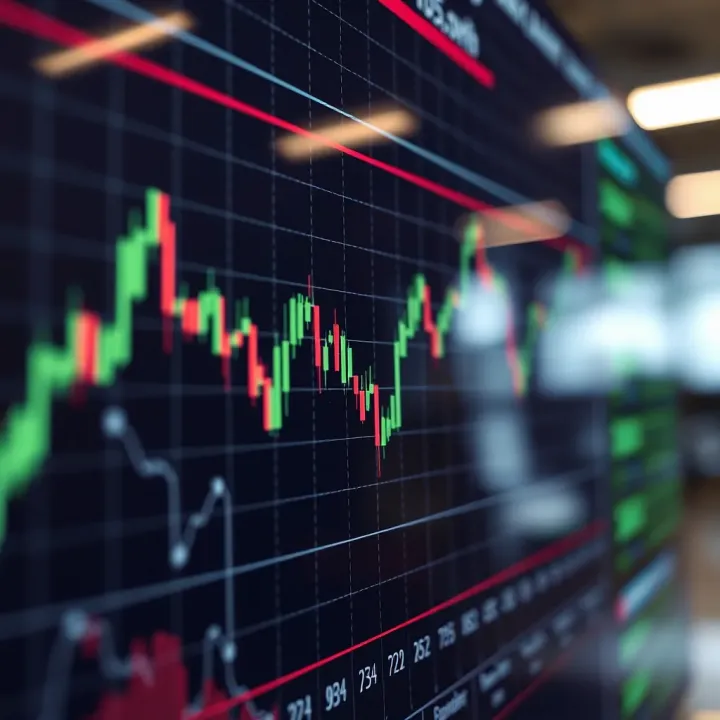 Graph showing continuous price movement of Deriv synthetic indices without market interruptions