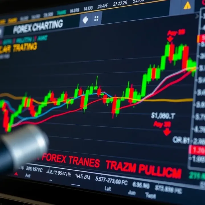 Diagram showing how forex chart patterns can signal market trends in the South African forex market