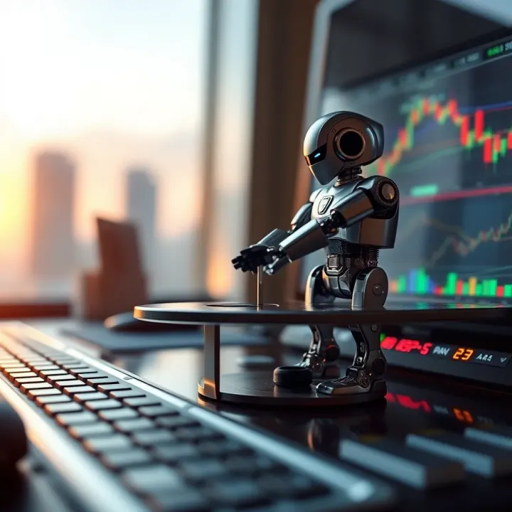 Visual representation of risks and benefits associated with using forex trading bots in the South African currency market