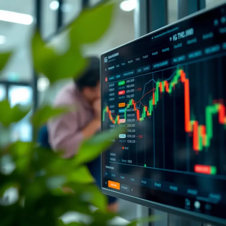 Chart illustrating various asset options available for weekend trading on IG platform