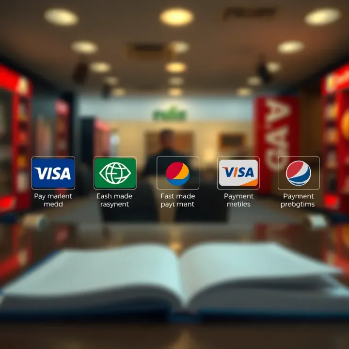 Payment Options for Funding RCG Markets Trading Accounts Illustration showing various payment methods available for funding trading accounts at RCG Markets